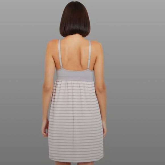 Motherhood Women's Maternity Dress Sleeveless Gray Pink Size Small - Picture 3 of 8